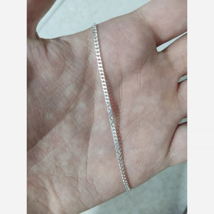 زنجیر نقره طرح کارتیر عیار 925 طول 50 و 60 سانتیمتر